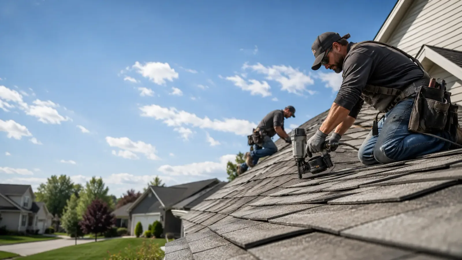 Storm Damage Roof Repair in Hazel Hurst, PA near me